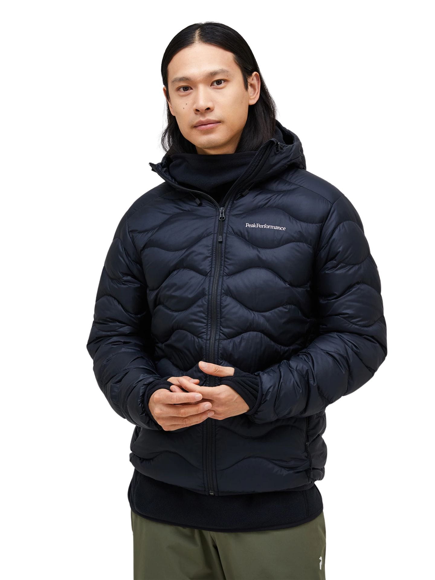Kurtka puchowa męska Peak Performance Helium Down Hood black